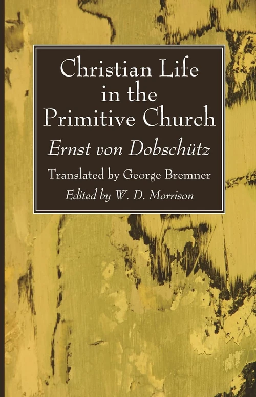 Cover of Christian Life in the Primitive Church