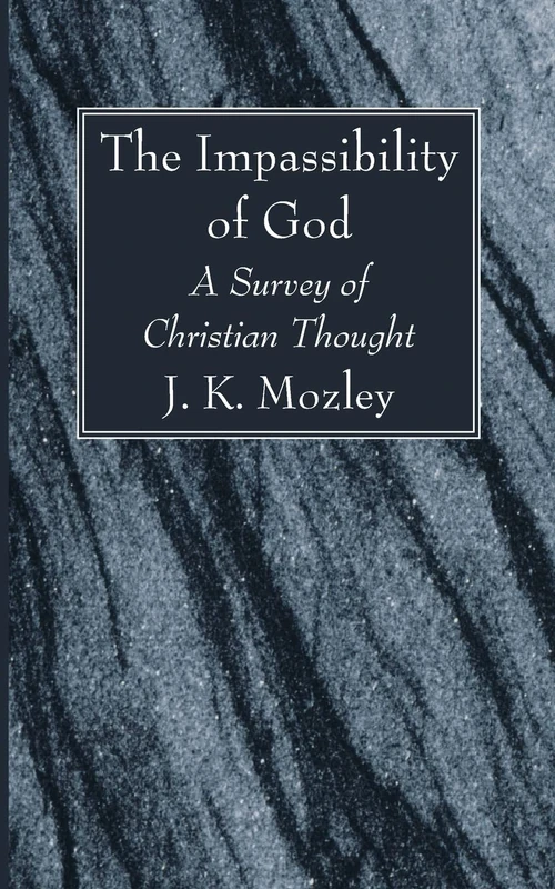 Cover of The Impassibility of God