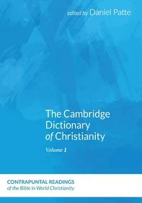 Cover of The Cambridge Dictionary of Christianity, Volume One