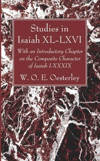 Cover of Studies in Isaiah XL-LXVI