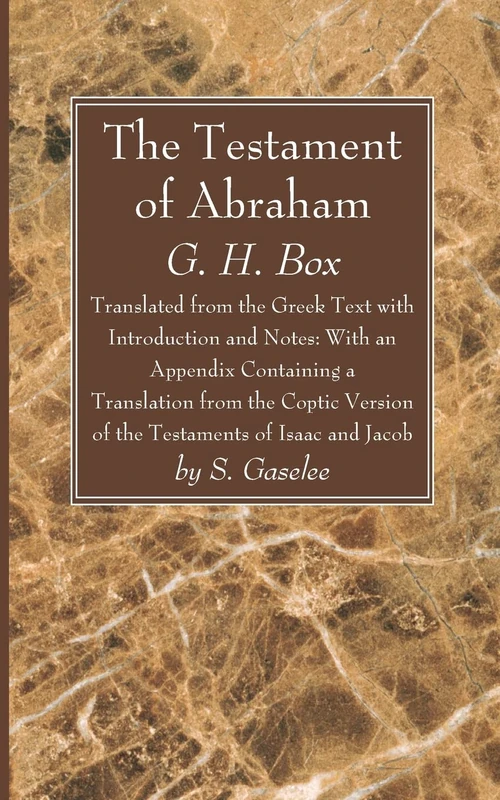 Cover of The Testament of Abraham