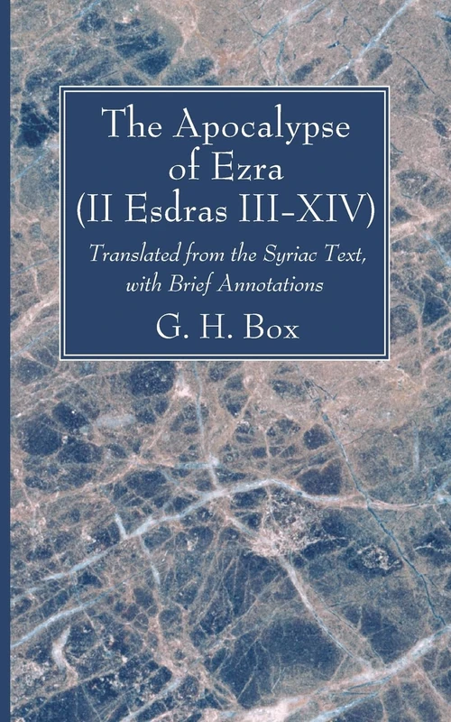 Cover of The Apocalypse of Ezra (II Esdras III-XIV)