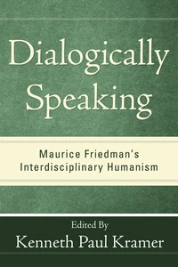 Cover of Dialogically Speaking