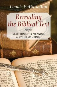Cover of Rereading the Biblical Text
