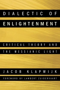 Cover of Dialectic of Enlightenment
