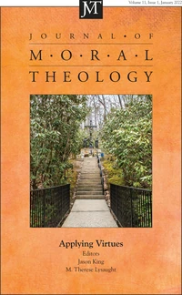 Cover of Journal of Moral Theology, Volume 11, Issue 1