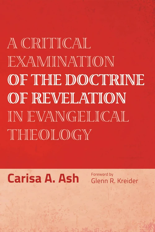 Cover of A Critical Examination of the Doctrine of Revelation in Evangelical Theology