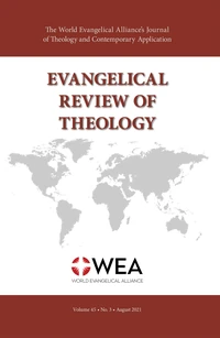 Cover of Evangelical Review of Theology, Volume 45, Number 3, August 2021
