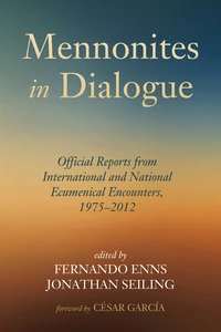 Cover of Mennonites in Dialogue
