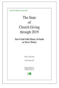 Cover of The State of Church Giving through 2019