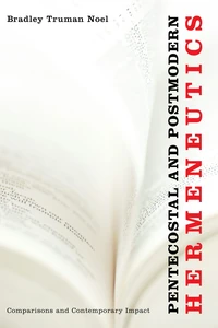 Cover of Pentecostal and Postmodern Hermeneutics
