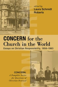 Cover of Concern for the Church in the World