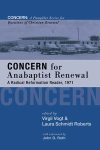 Cover of Concern for Anabaptist Renewal