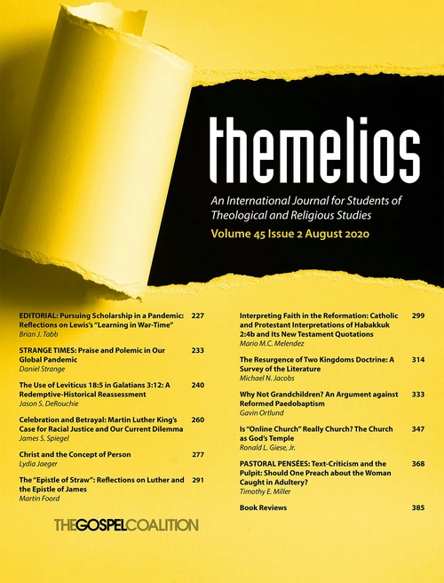 Cover of Themelios, Volume 45, Issue 2