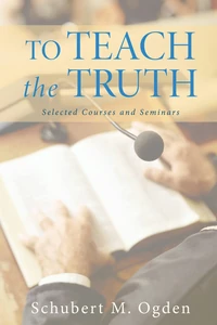 Cover of To Teach the Truth