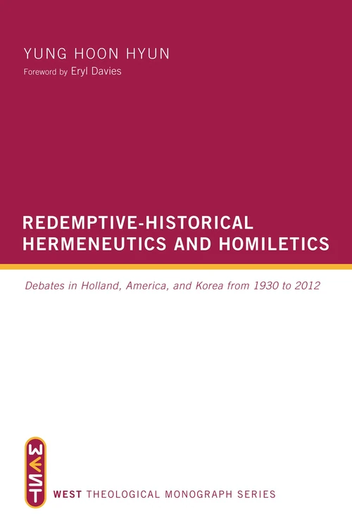 Cover of Redemptive-Historical Hermeneutics and Homiletics