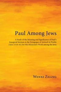 Cover of Paul Among Jews
