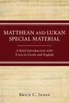 Cover of Matthean and Lukan Special Material