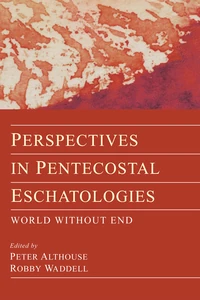 Cover of Perspectives in Pentecostal Eschatologies