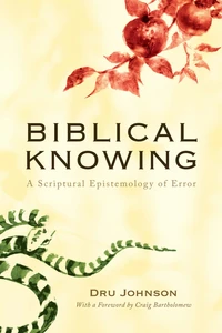 Cover of Biblical Knowing