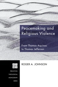 Cover of Peacemaking and Religious Violence
