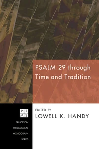 Cover of Psalm 29 through Time and Tradition