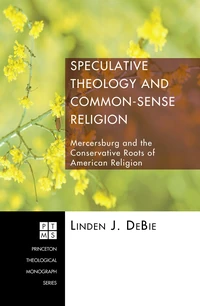 Cover of Speculative Theology and Common-Sense Religion