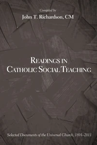 Cover of Readings in Catholic Social Teaching