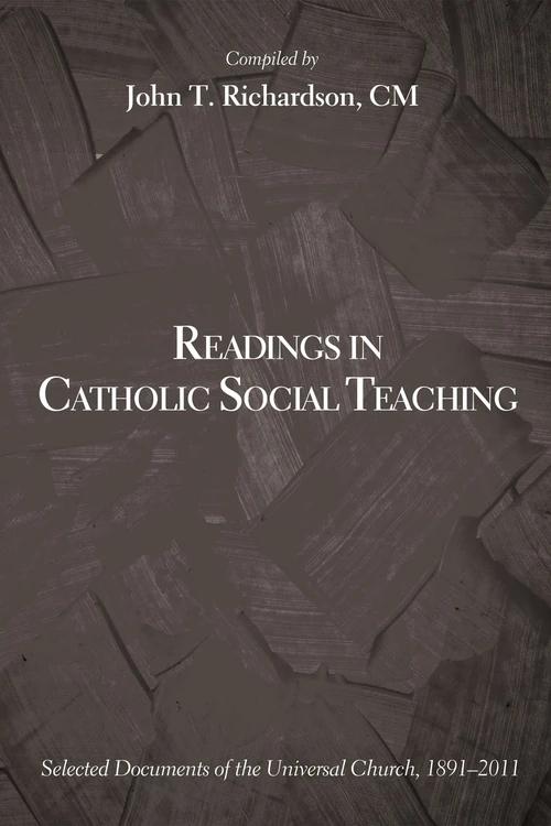 Cover of Readings in Catholic Social Teaching