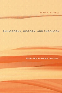 Cover of Philosophy, History, and Theology