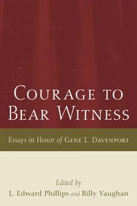 Cover of Courage to Bear Witness