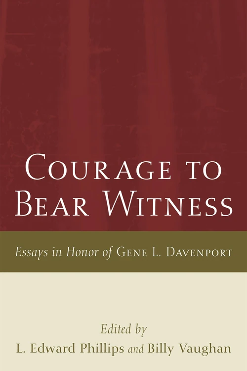 Cover of Courage to Bear Witness