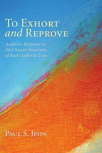 Cover of To Exhort and Reprove