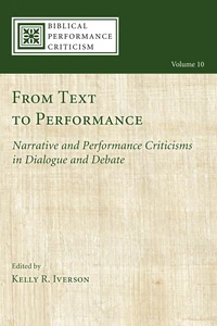 Cover of From Text to Performance