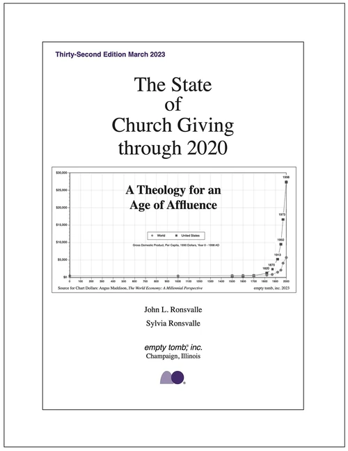 Cover of The State of Church Giving through 2020