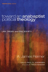 Cover of Toward an Anabaptist Political Theology