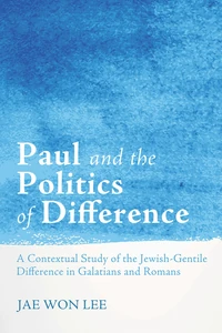 Cover of Paul and the Politics of Difference