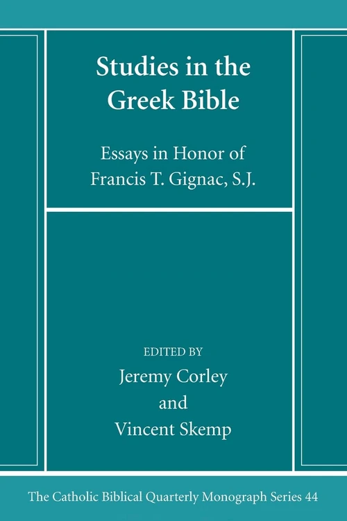 Cover of Studies in the Greek Bible