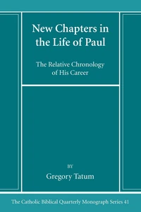 Cover of New Chapters in the Life of Paul