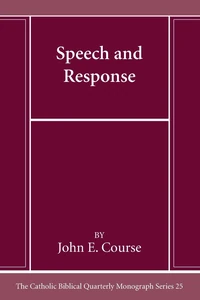 Cover of Speech and Response