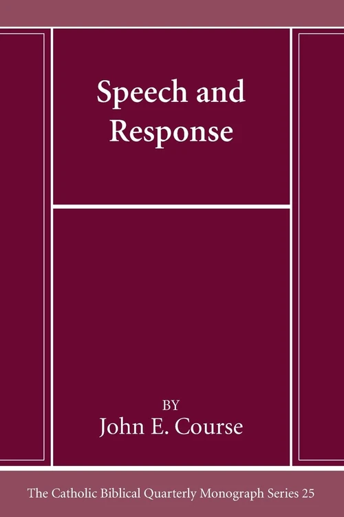 Cover of Speech and Response
