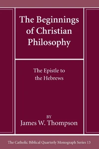 Cover of The Beginnings of Christian Philosophy