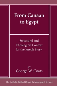Cover of From Canaan to Egypt