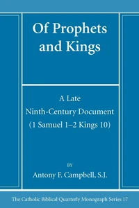 Cover of Of Prophets and Kings