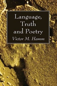 Cover of Language, Truth and Poetry