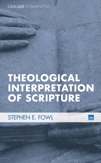 Cover of Theological Interpretation of Scripture