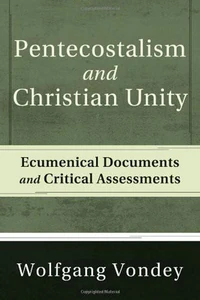 Cover of Pentecostalism and Christian Unity
