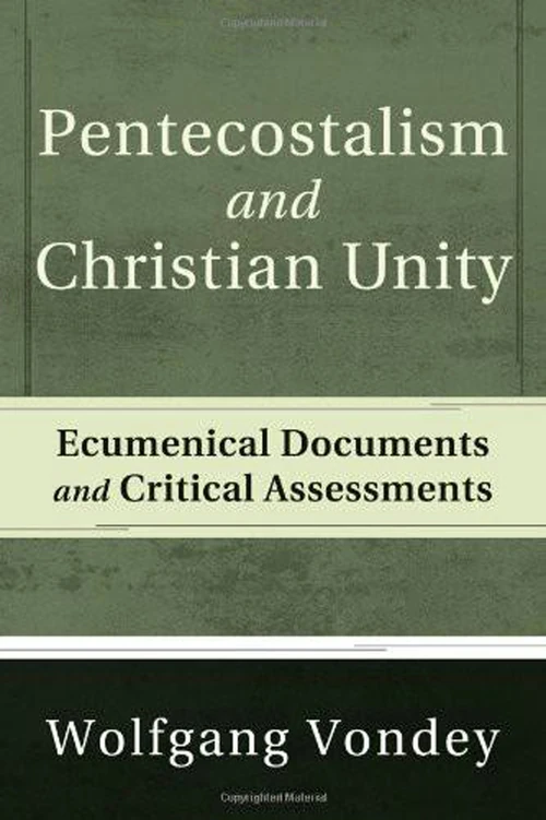 Cover of Pentecostalism and Christian Unity