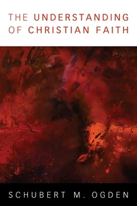 Cover of The Understanding of Christian Faith