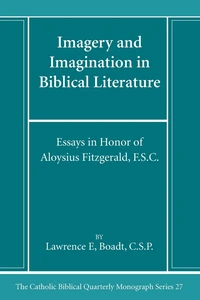 Cover of Imagery and Imagination in Biblical Literature